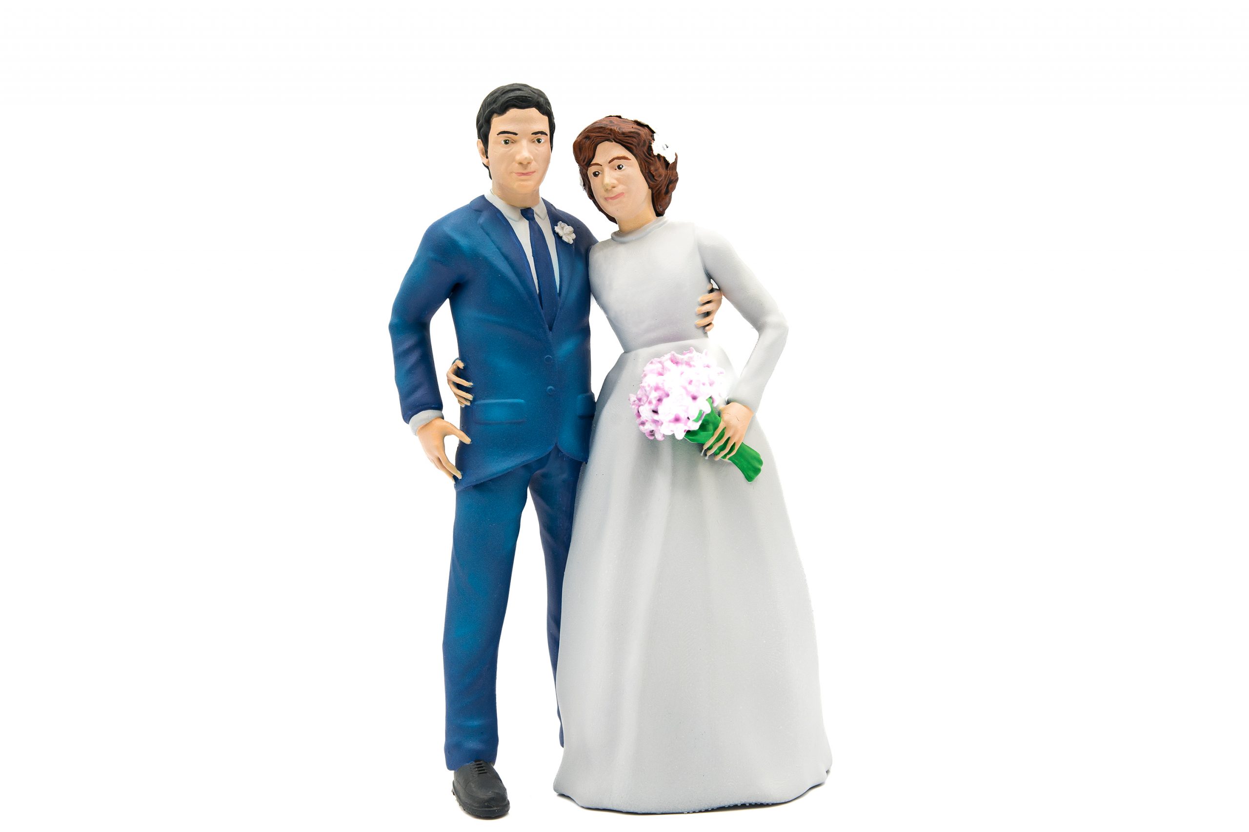 Figura de novios 3D