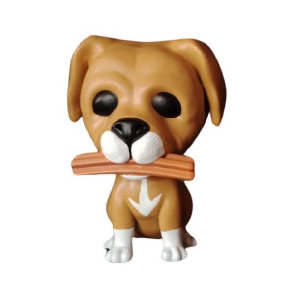 funkos pop mascotas perro con hueso